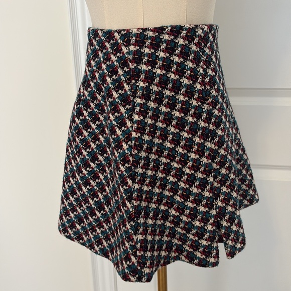 Zara Chic Multicolor Tweed Skirt - Picture 3 of 4